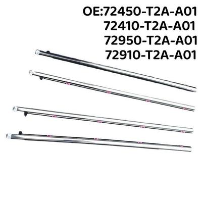 2014-2017 Honda Accord 9th Gen Door Glass Pressure & Water Deflector Electroplated Trim