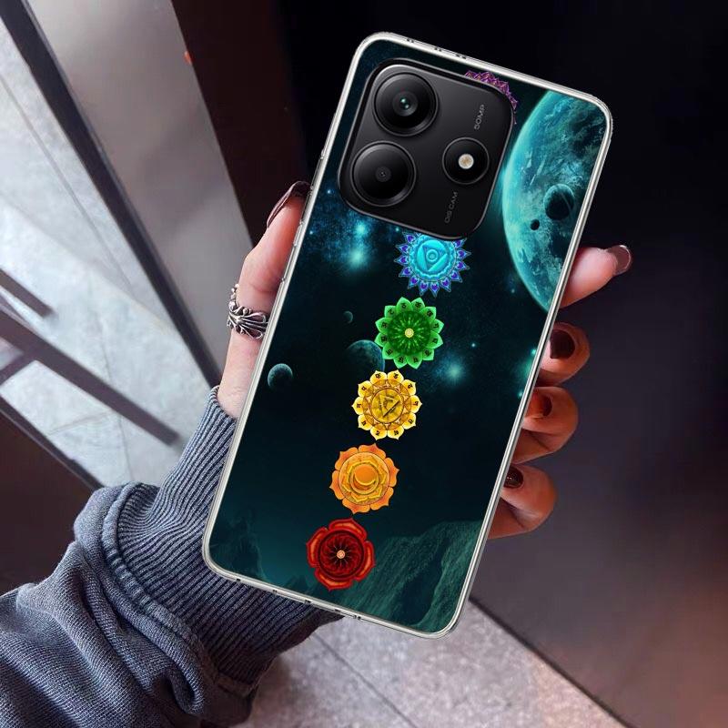 Yoga Chakra Spiritual Energy Universe Phone Case For Xiaomi Redmi Note 15 14 14S 13 12S 12 Pro Plus 11S 11 10S 10 4G Cover 11E 1