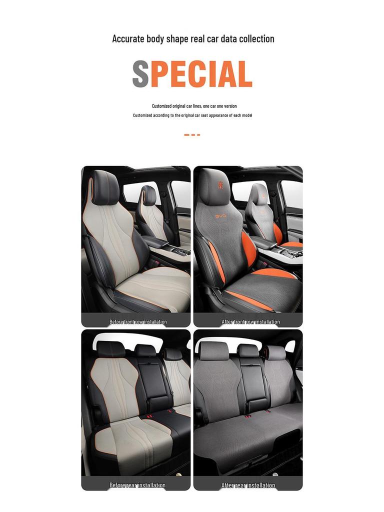 BYD Song PLUS Saddle Pad: Universal Half-Wrap Car Seat Cushion for All Seasons