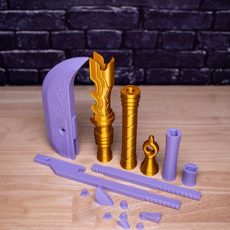 KPop-Demon Hunter Rumi Cosplay Miecz Kostium Filmowy Akcesoria Kawaii Długi Nóż Fioletowy Miecz Boże Narodzenie Rekwizyt do Odgrywania Ról Prezent