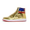 Never Surrender High Top Casual Sneakers Man Fashion Gym Shoes Men's Ankle Boots Running Male Sneaker Gold Board Shoes for Men