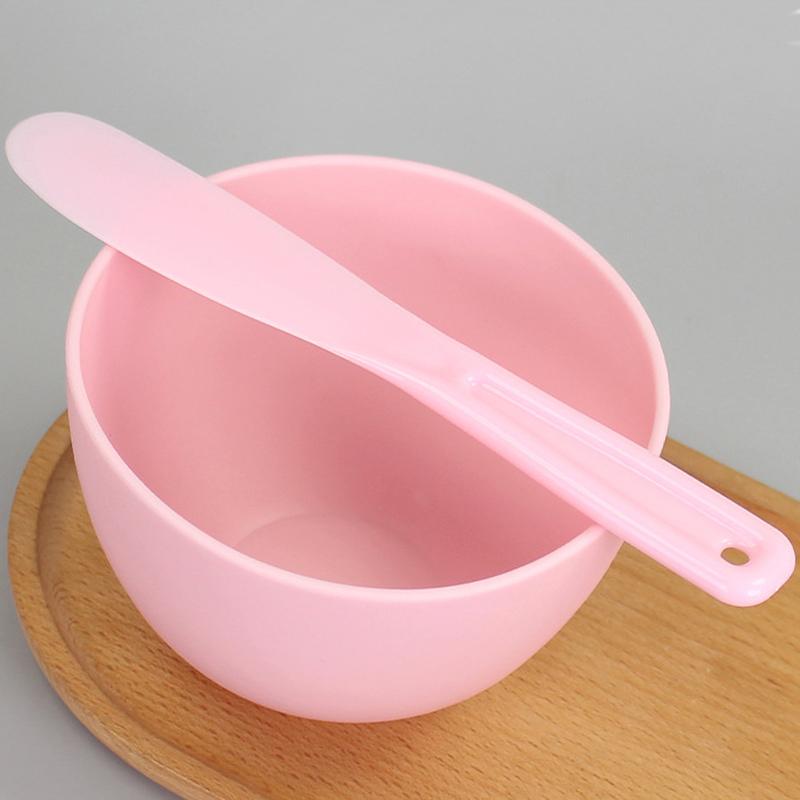 Силиконовый набор мисок для масок для лица со шпателем и кистью, DIY миска для смешивания глиняных масок, Профессиональный бьюти-спа набор для домашнего использования