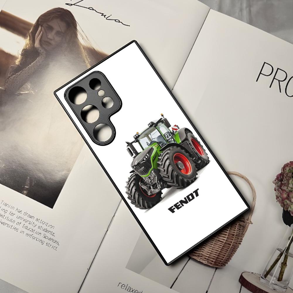 

Fendt Phone Case For Samsung Galaxy S25 S24 S23 S22 S20 S21 Note20 Ultra Plus Fe Colored Silver Cover Samsung S24