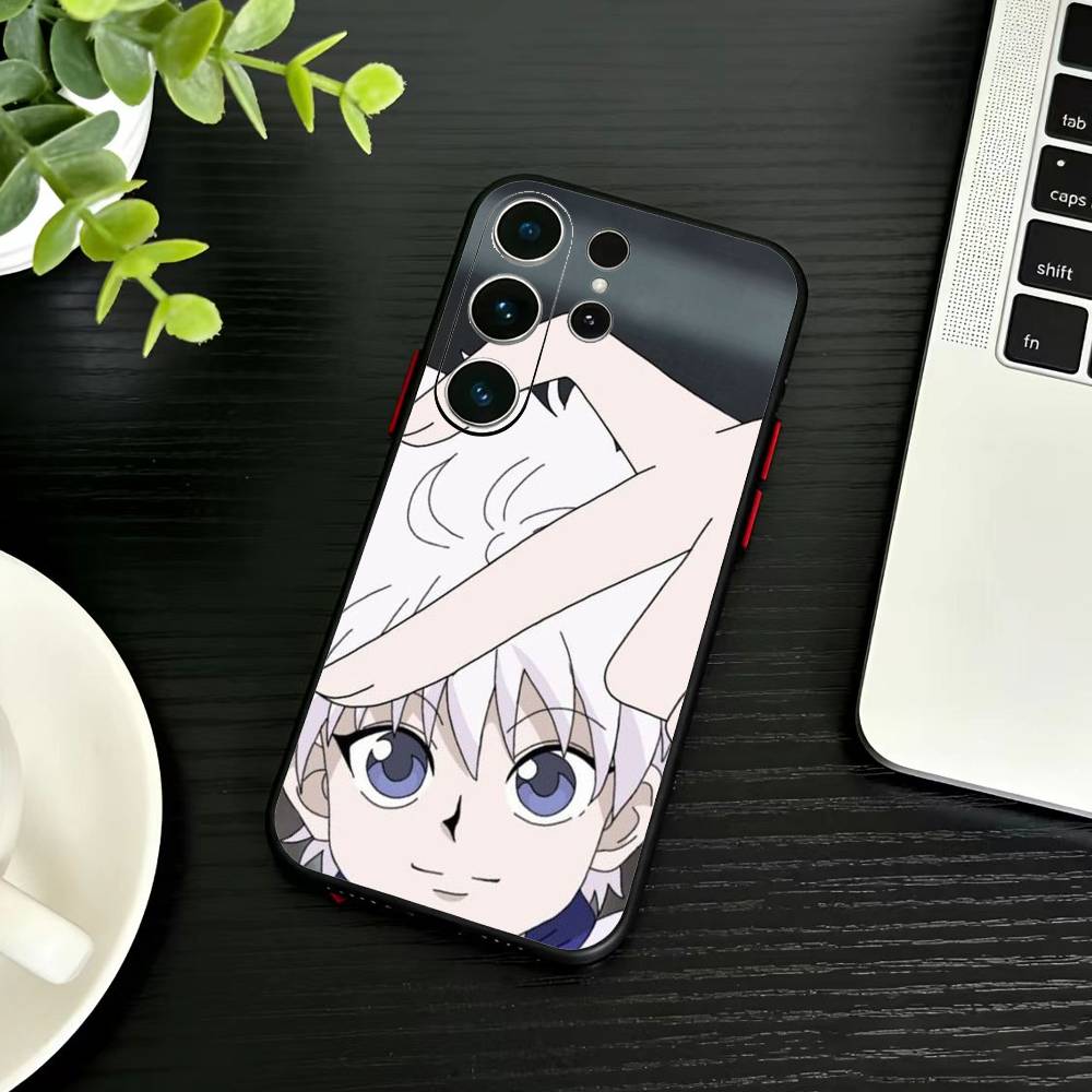 S-Killua Zoldyck H-Hunter X Hunter Phone Case For Samsung S26,S25,S24,S23,S22,S21,S20,Plus,Fe,Lite,Others Black Cover