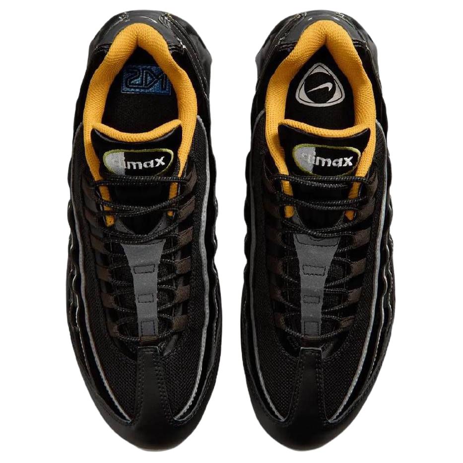 Nike Air Max 95 Big Bubble - Korea Unisex Sneakers Black Gold-Leaf-Pear-White IR5901-010