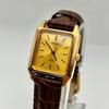 Used In Good Working Condition Seiko Spirit Ladies Watch Quartz Gold Square SEIKO
