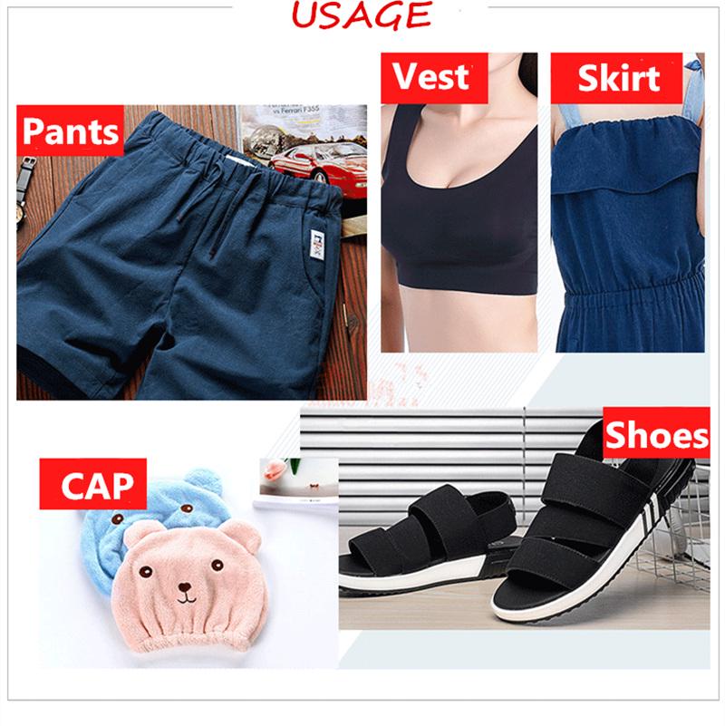 5 Meters 3/6/9/12/15/25/30/35/40MM White/black Nylon Highest Elastic Bands Garment Trousers Sewing Accessories DIY