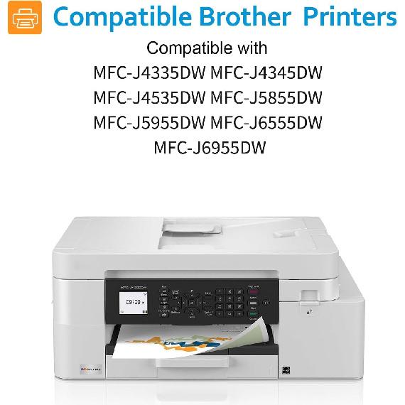 LC406XL LC406 Ink Cartridges Compatible for Brother HL-JF1 MFC-J4335DW MFC-J4345DW MFC-J4535DW MFC-J5855DW MFC-J5955DW MFC-J6555DW MFC-J6955DW