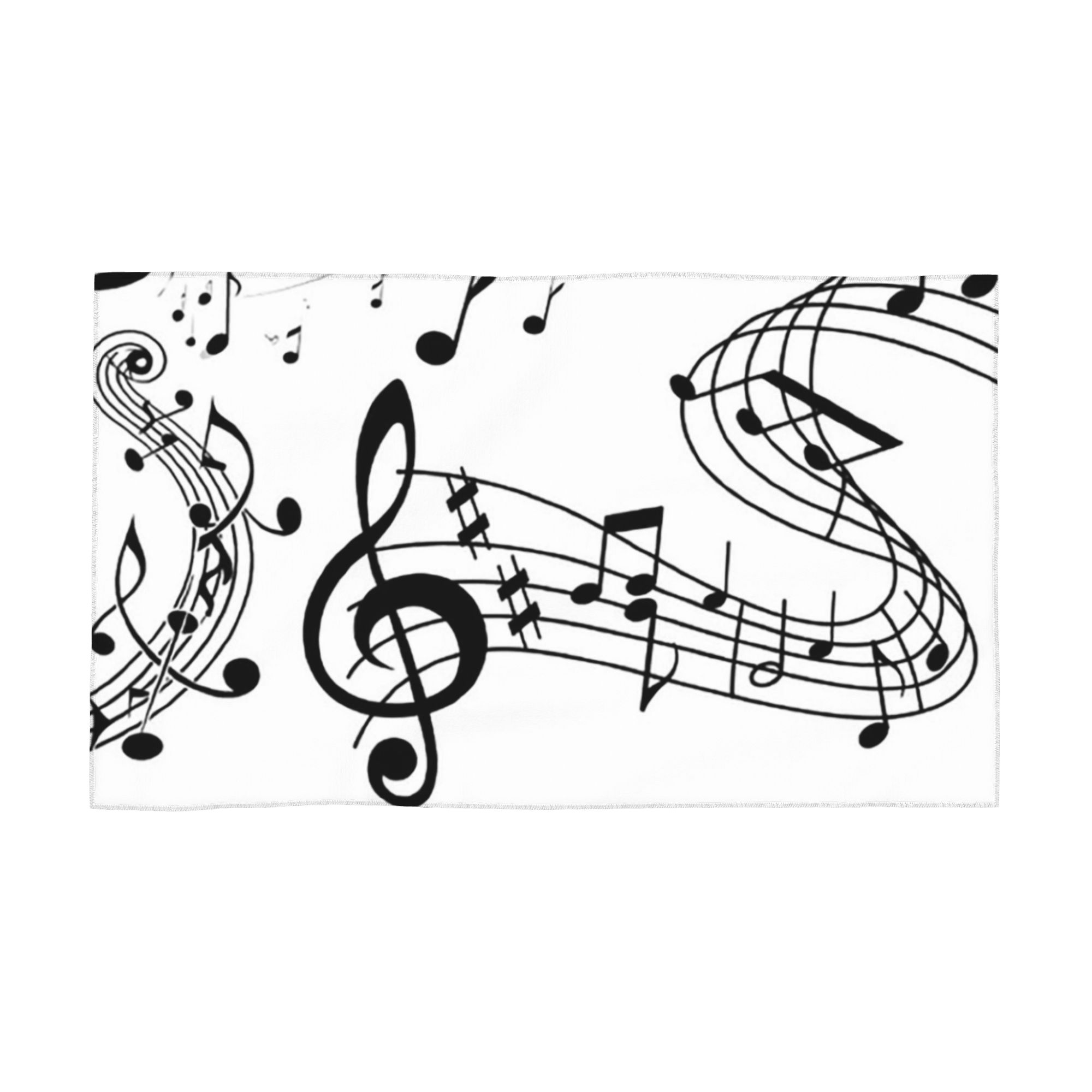 

Abstract Piano Keys With Musical Notes Soft Face Towel Quick Dry Pool Bath Cotton Towels Absorbent W40*H60(CM)