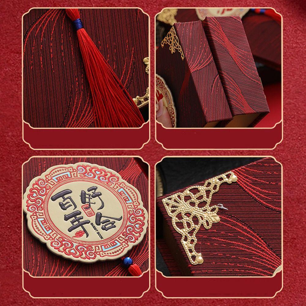 Best Wishes Wedding Money Case Wedding Design Money Pocket Chinese Red Envelop  Party Gifts