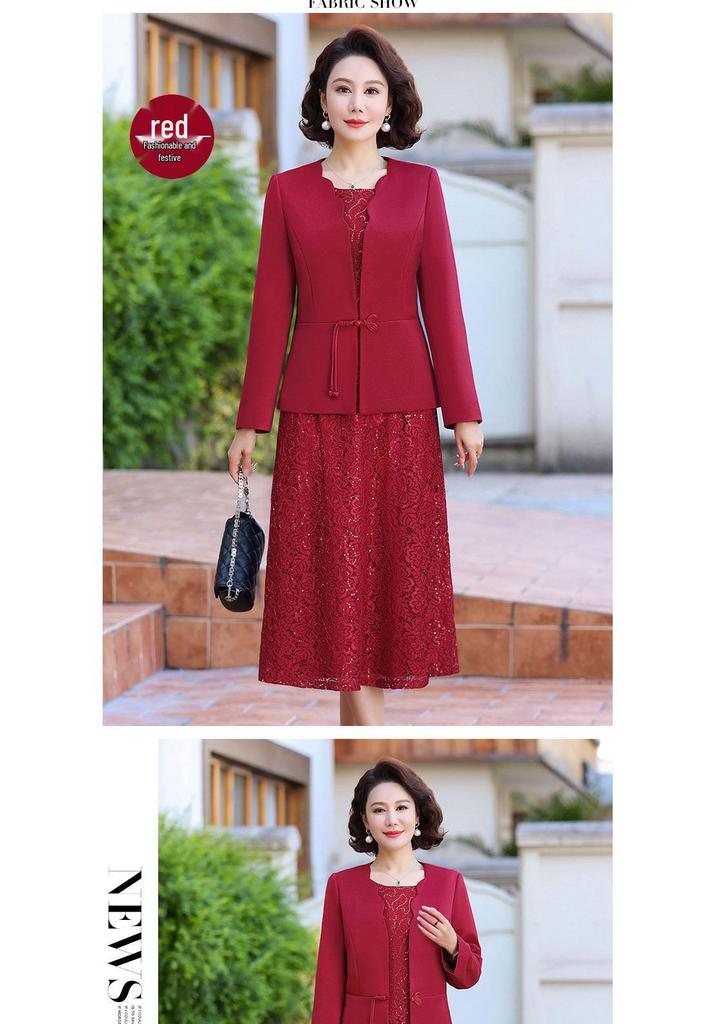 2026 Spring & Autumn Mother-in-Law Formal Wedding Dress Suit Skirt