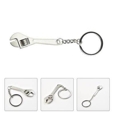 Wrench Style Keychain Fashion Silver Compact 1pc Accessories Decoration