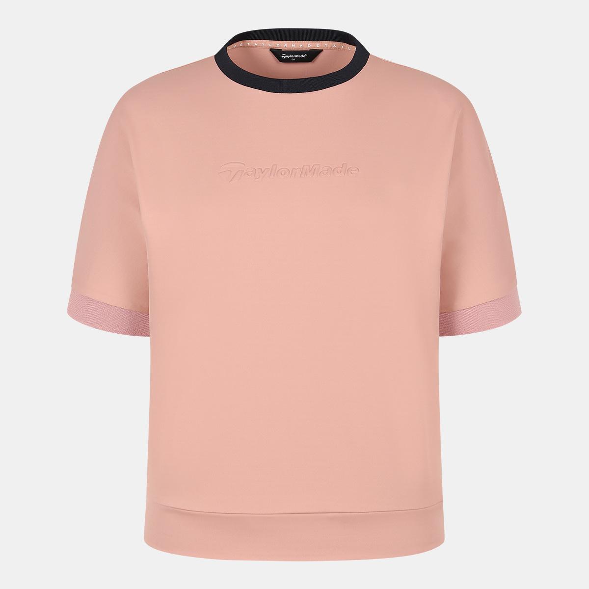 Женская круглая футболка с коротким рукавом Taylormade Apparel Twtrn6346-403 Pink/090
