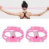 2Pcs 8 Shaped Pull Rope Chest Expander Elasticity Belt Stretching Strap Yoga Fitness Equipmentpink