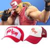 Fatal Fury Terry Bogard Bestickte Baumwoll-Baseballkappe Hip Hop Style