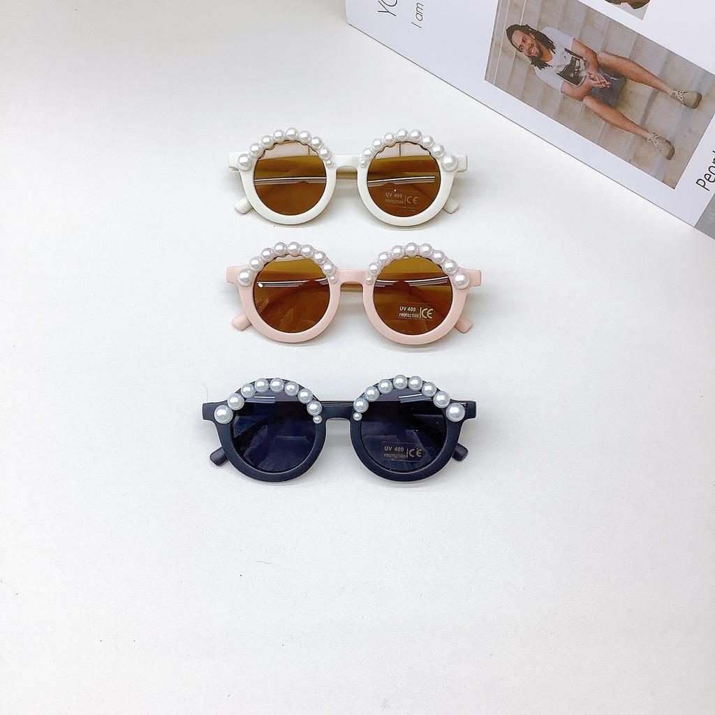 Fashion Children'S Sunglasses Retro Sunshade Glasses Summer Boys And Girls Sunscreen Uv Protection Baby Sunglasses