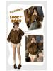 "Melange Removable Lace Collar Women's Retro Long Sleeve Jacket - 2025 Autumn/Winter Collection”