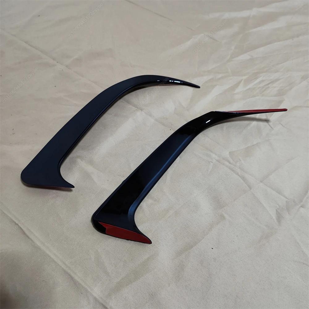 Rear Bumper Spoiler Sticker Fender Canard Fins Trims For Mercedes Benz CLA Class W117 C117 CLA200 220 250 260 45 AMG 2013-2019