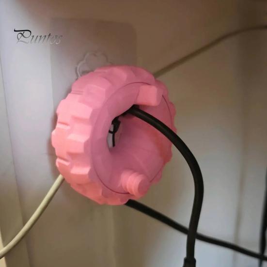 Cord Organizer Donut Shaped Cable Earbud And Charging Electronic Keeper Winder Portable Management for Home Office Travel USB