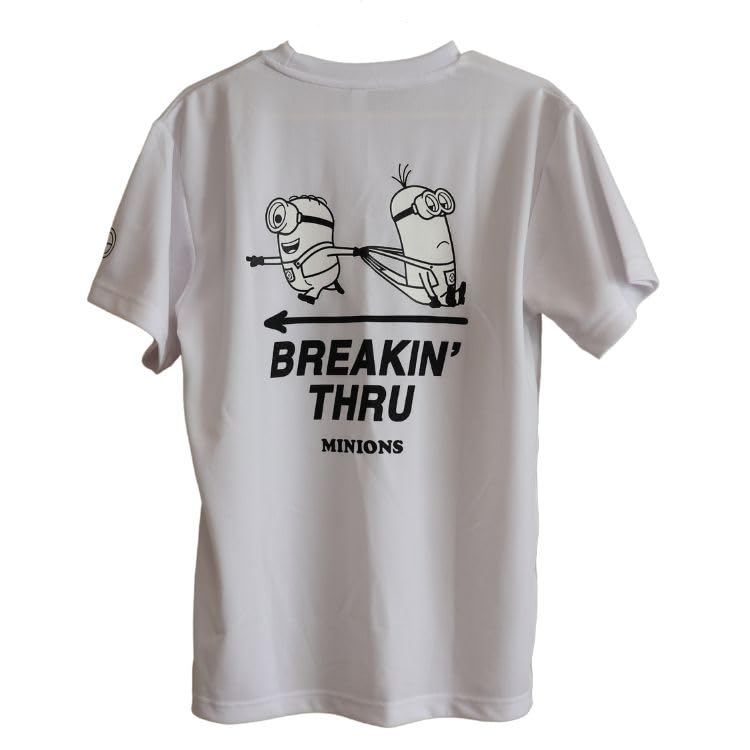 

[ROOMFIT] Футболка Minion Dry, Roomfit Fitness, Упражнения, Диета (JP, Алфавит, M, Стандартный, Белый)