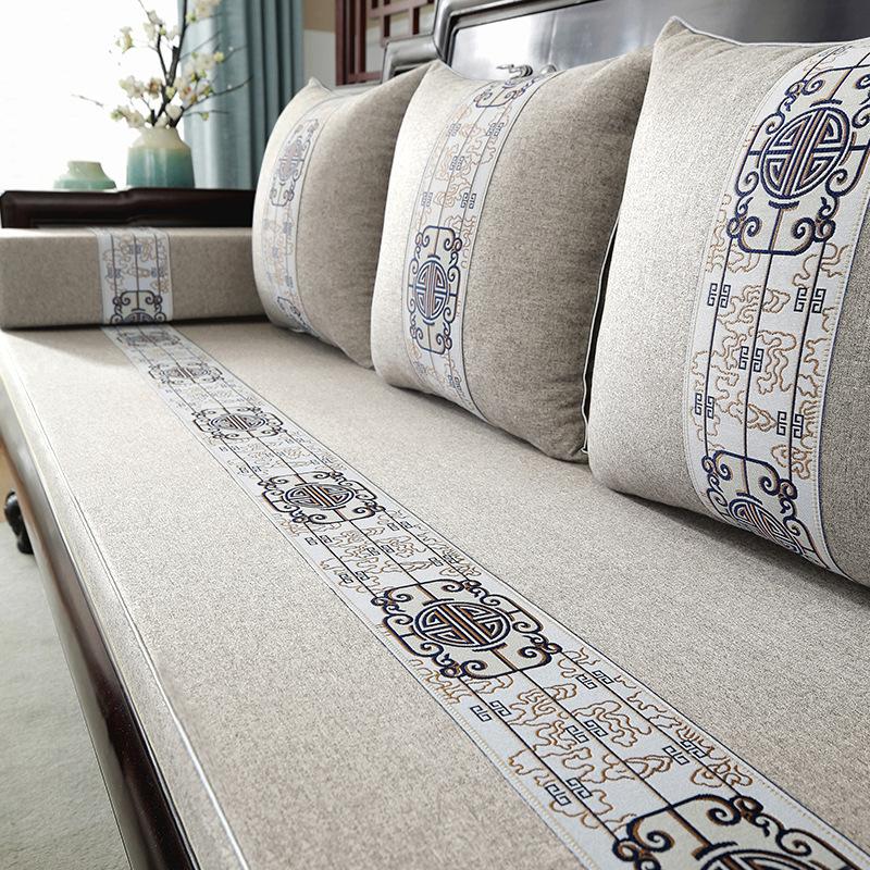 Sofakissen aus Palisanderholz, neue Möbel aus Massivholz im chinesischen Stil, rutschfest, verdicktes Sitzkissen aus hochdichtem Schwamm