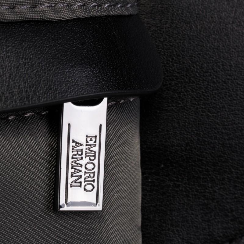Emporio Armani impressive men's waist bag grey