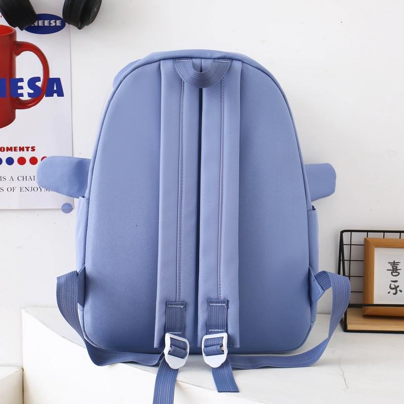 Three-piece Backpack Schoolbag For Primary And Middle School Students Large-capacity Backpack
