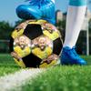 Ballon de Football Neymar Taille 5 Coloré Cousu à la Machine PVC Prêt pour la Compétition Durable Haut Rebond
