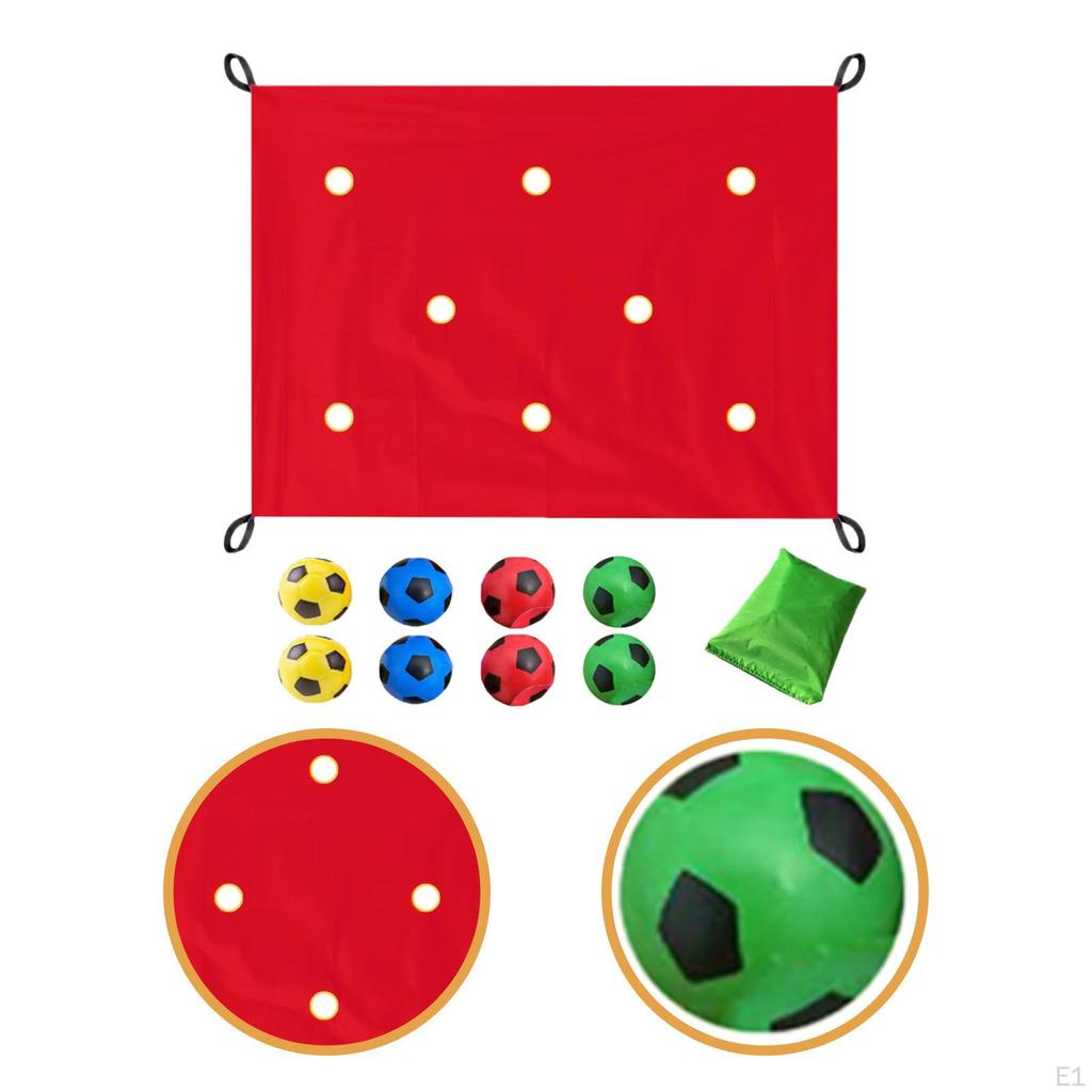 Hole Tarp Exercise Activities Coordination Interactive Outdoor with Ball Team Building Game for Park