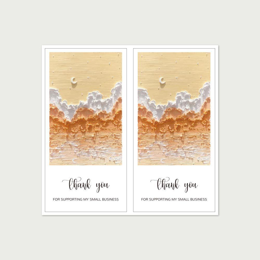 50 Pcs Flower Thank You Stickers Seal Labels For Gift Or Commodity Decor Stickers Small Business Packaging Sealing Stickers