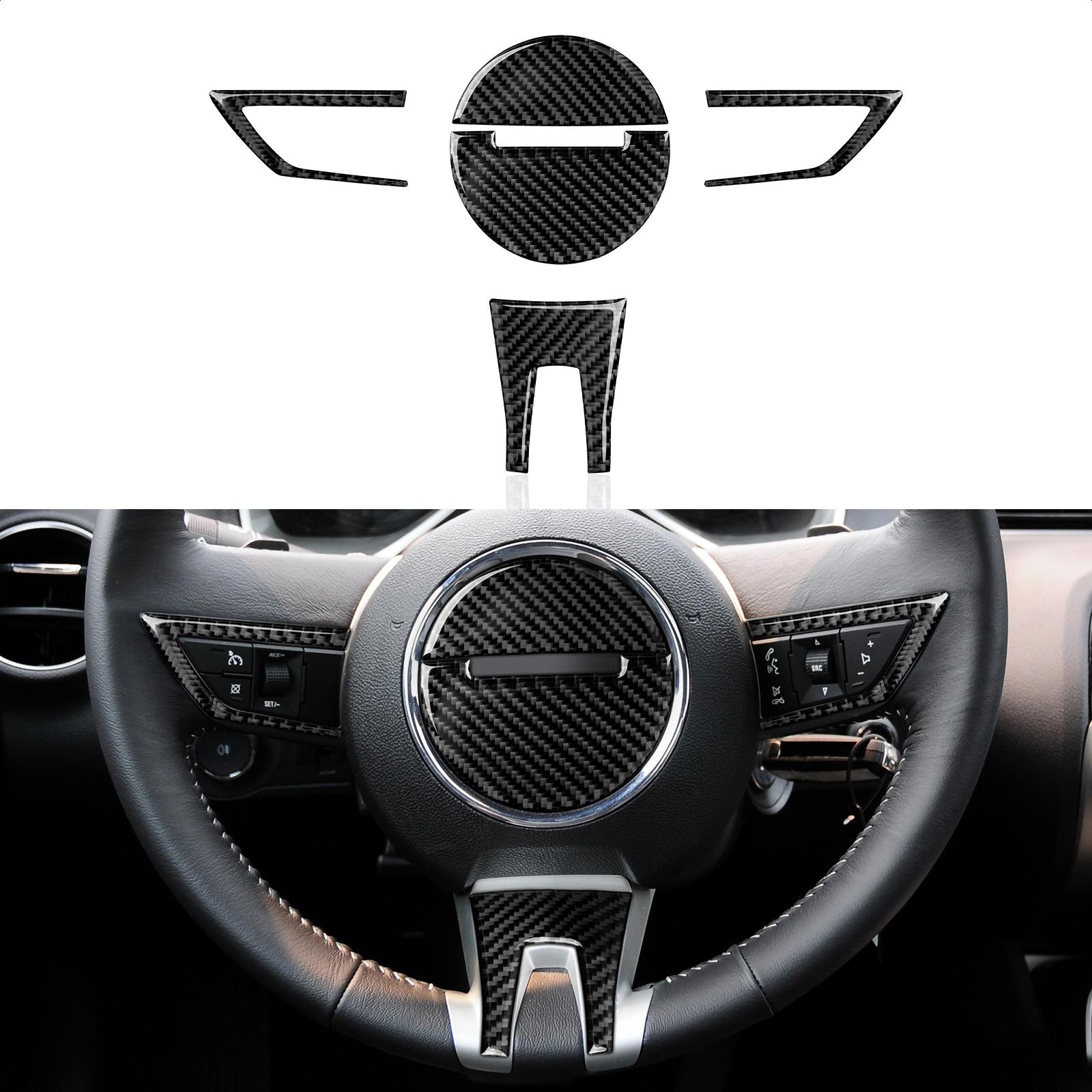 

Наклейка на руль автомобиля, наклейка из углеродного волокна, накладка для Chevrolet Camaro 2010 2011 2012 2013 2014 2015 чёрный