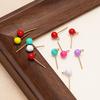 10Pcs Stainless Steel 5mm Enamel Ball Stud Earrings Post with Hook for DIY Girls Earrings Making Jewelry Findings Accessories