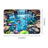 2D Koi Pond And Carp Design Door Floor Kitchen Bath Mat Anti-Slip Outdoor  Doormat Bedroom Balcony Entrance Carpet Rug