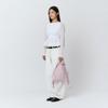 Pleatsmama Glitter Pale Pink New Bow Backpack