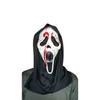 Screaming Mask Horror Bleeding Headgear Disturbing Thriller White Ghost Face Halloween Glow-in-the-Dark Cosplay