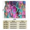 K-KPop Demons Hunters Blanket  Soft Fluffy Plush Throw Blanket For Children Living Room Flannel Bedspread Bed Cover