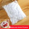 Punch-Free Plastic Wrap Storage Box: Wall-Mounted Pull-Out Fresh-Keeping Bag Holder for Kitchen.