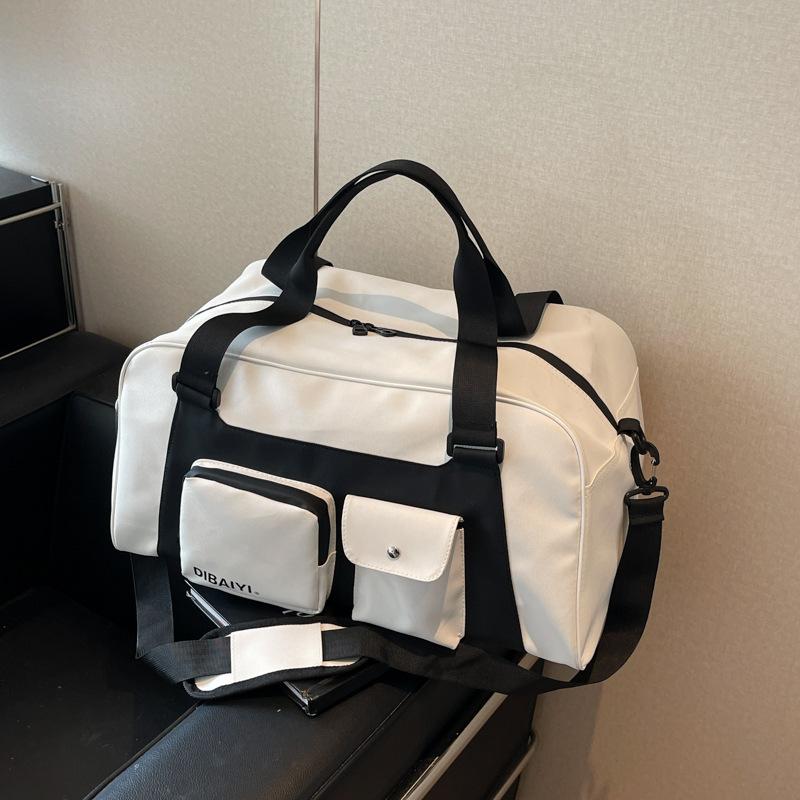 Simple Short-distance Travel Bag Crossbody Large Capacity Sports Yoga Swimming Gym Bag Luggage Storage Handbag
