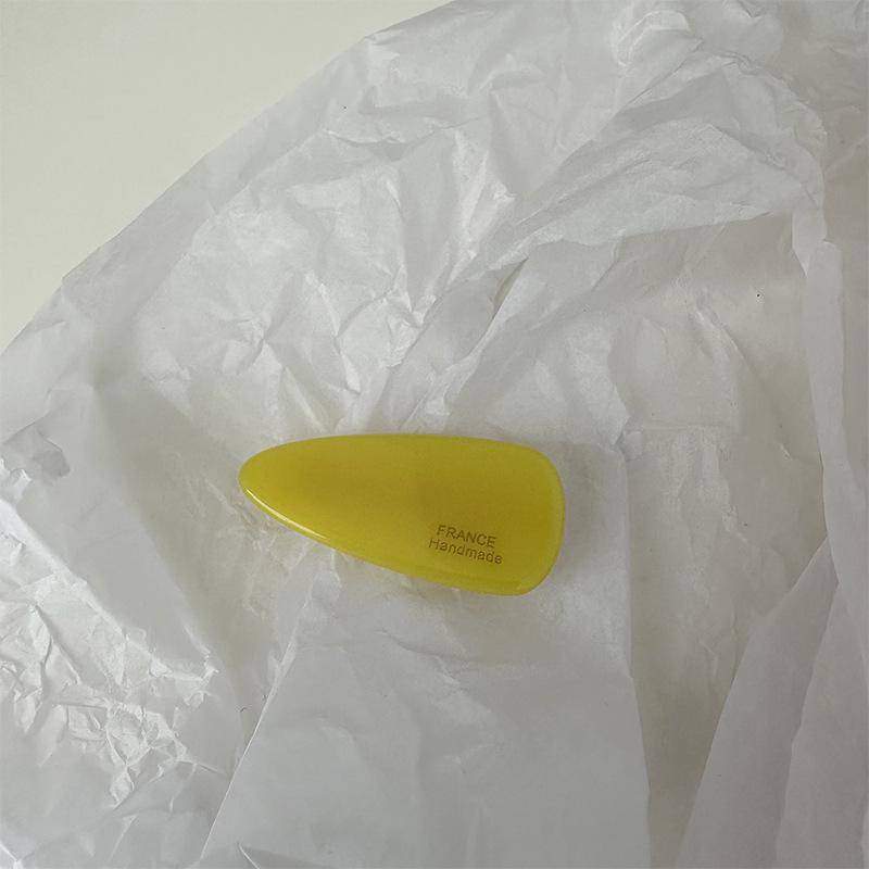 

Acetic Acid Pink Hair Clip - Cute Duckbill Style for Bangs жовтий