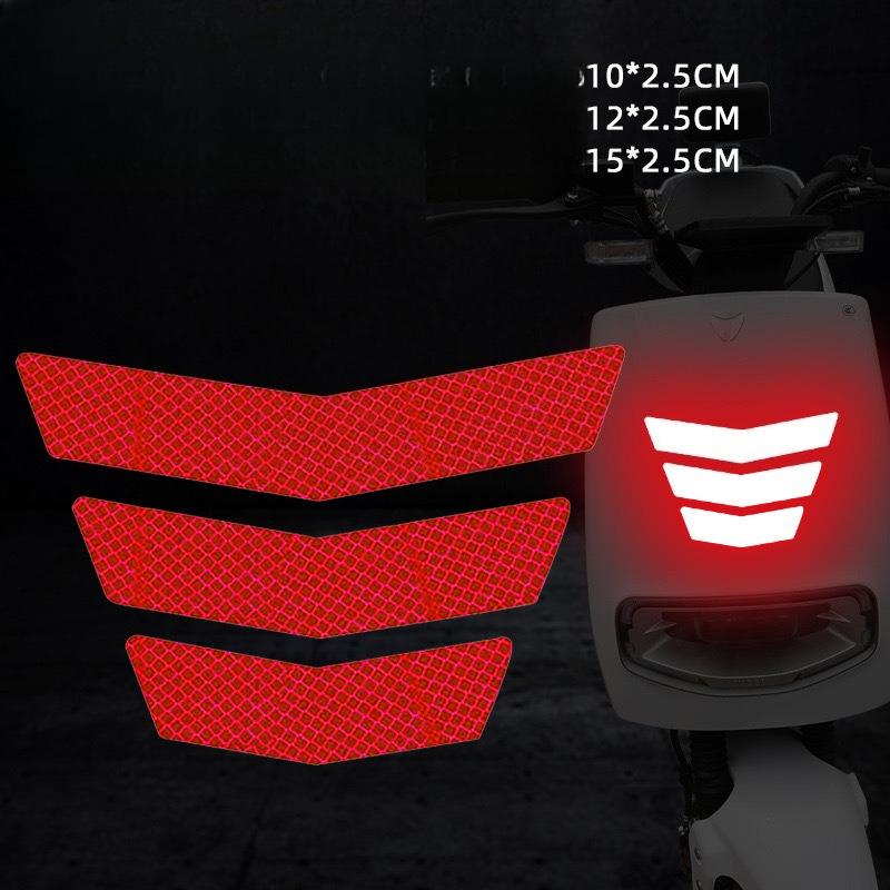 Fender Reflective Sticker Car Electric Battery Car Warning Reflective Logo Decorative Sticker Line Arrow Scratch