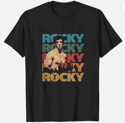 Rocky Balboa Vintage Unisex Plné Velikosti S-5XL Multicoloron Unisex Tričko