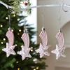 Christmas Christmas Decorations Shining Christmas Tree Decorations Christmas Atmosphere Candy Shape Christmas Ornaments 4PCS/Set