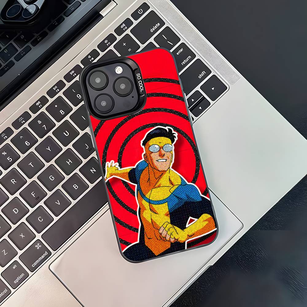 

Непобедимый Марк Атом Ева Чехол для телефона Для iPhone 17,16,15,14,13,12,11,Pro,XS,Max,Plus,Mini,SE4,E Черный Матовый Ударопрочный Чехол iPhone15PRO
