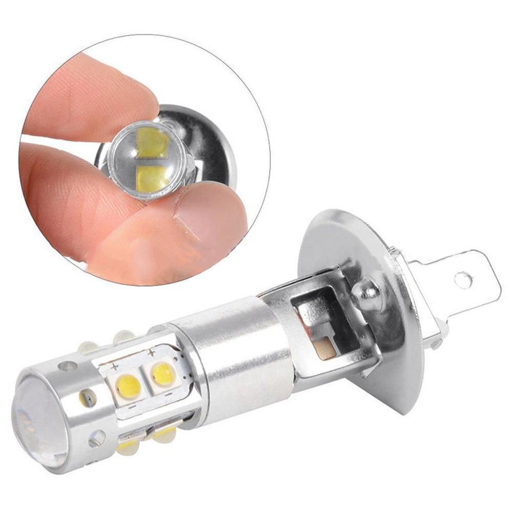 2PCS H3 H1 3600LM Car LED Fog Lights Mini Car Headlight Auto Driving Fog Lamps Bulbs 12V 24V 6000K Auto Car LED Lamps Bulbs