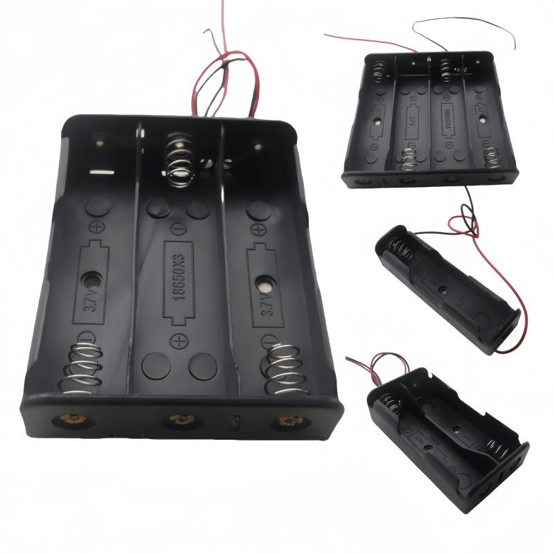 18650 Battery Holder Box: 1-4 Slots for Series Circuit