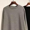 Plus Size Women's Irregular Slit Long Sleeve Hoodie - Early Spring/Autumn Slimming Loose Top