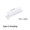 PIR Motion Sensor LED Cabinet Light 10CM/20CM/30CM USB Rechargeable LED Under Magnetic Night Led Night Sensor