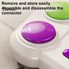 Interactive Light-up Game Machine Fast Push Rhythm with Light Strip, Color Learning & Hand-Eye Coordination Training, Kids Electric Reaction
