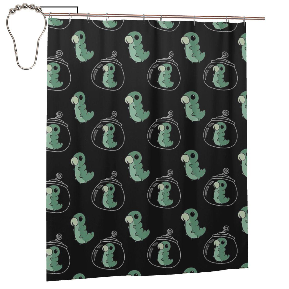 

Hollow Knight Silksong Shaa Hornet Battle Cry Shower Curtain Bathroom Polyester Waterproof Bath Curtains With Hooks W60H190(CM)-1 Pcs