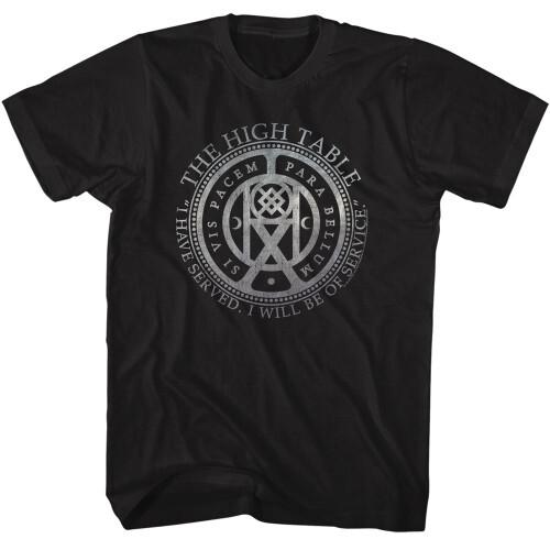 John Wick High Table Coin T-ShirtBlack Unisex T-Shirt L
